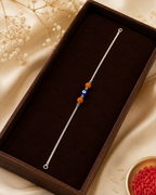 Viral Rudraksh Bracelet - Pure Silver Rakhi