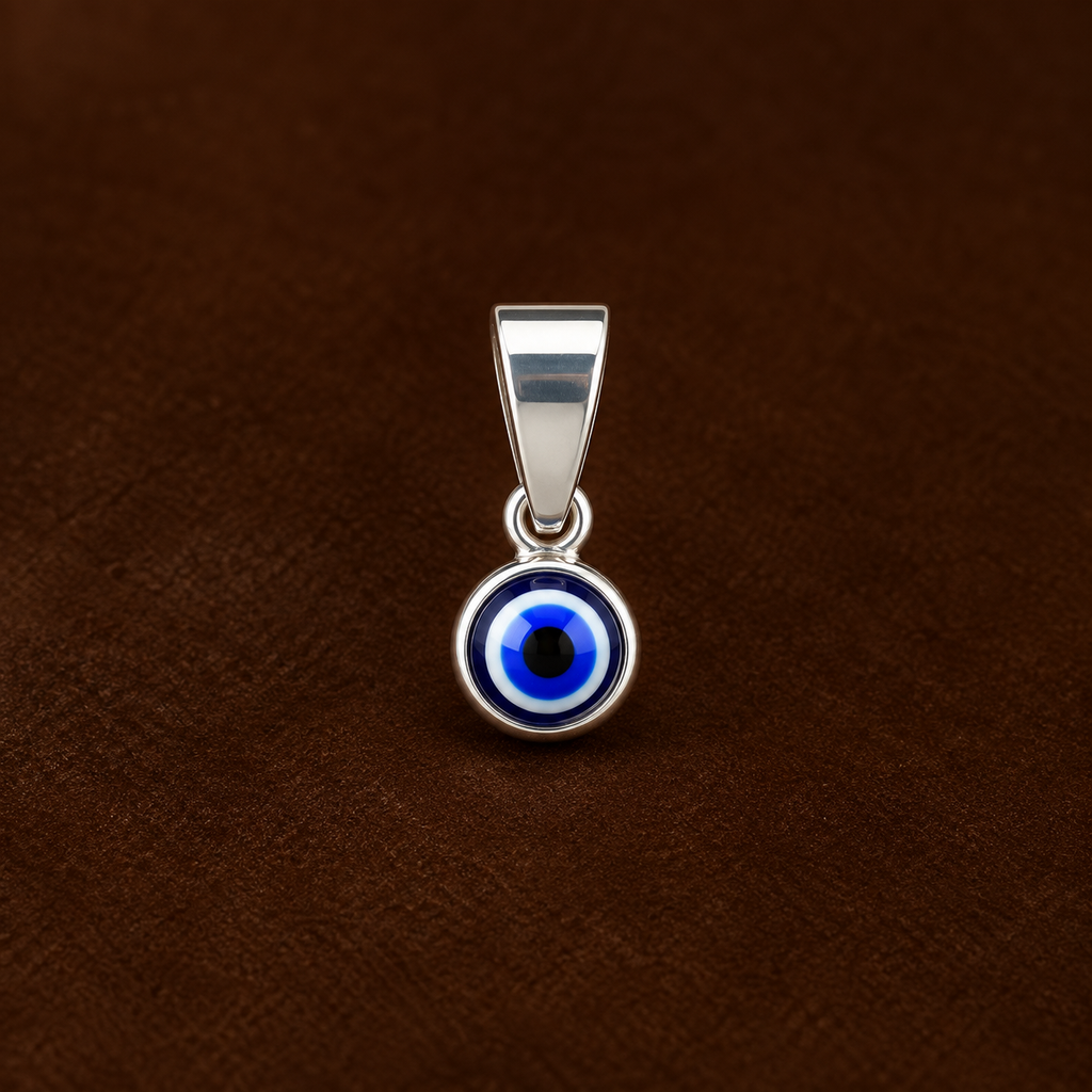 Evil Eye Locket in Pure Silver