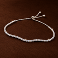 Noor Tennis Bracelet (925 Pure Silver)