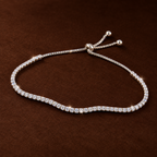 Noor Tennis Bracelet (925 Pure Silver)