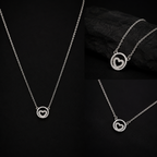 Heart Chain Pendant (925 Pure Silver)