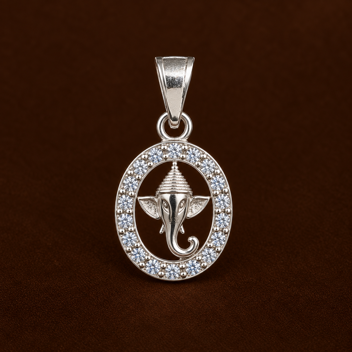 VIRAL Ganesh Locket in Pure Silver