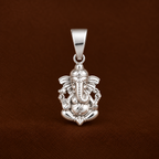 VIRAL Ganesh Locket in Pure Silver