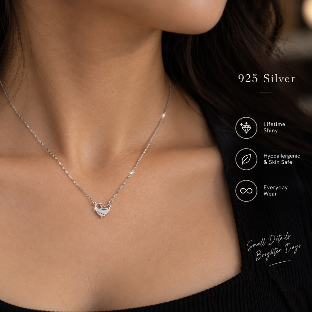 Swan Chain Pendant (925 Pure Silver)