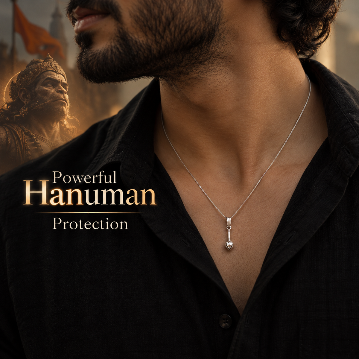 Powerful Hanuman Chain - 925 Silver