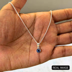 Silver Evil Eye Chain – Good Vibes & Protection