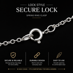 Silver Evil Eye Chain – Good Vibes & Protection