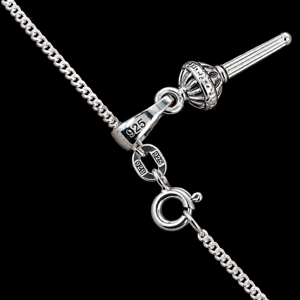 Mahabali Hanuman (Jai Shri Ram Engraved) Chain - 925 Silver